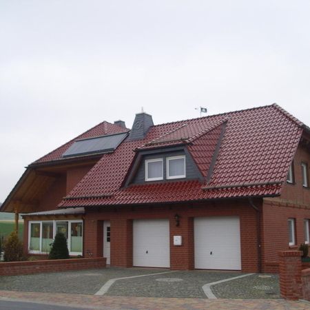 Haus mit Solaranlage